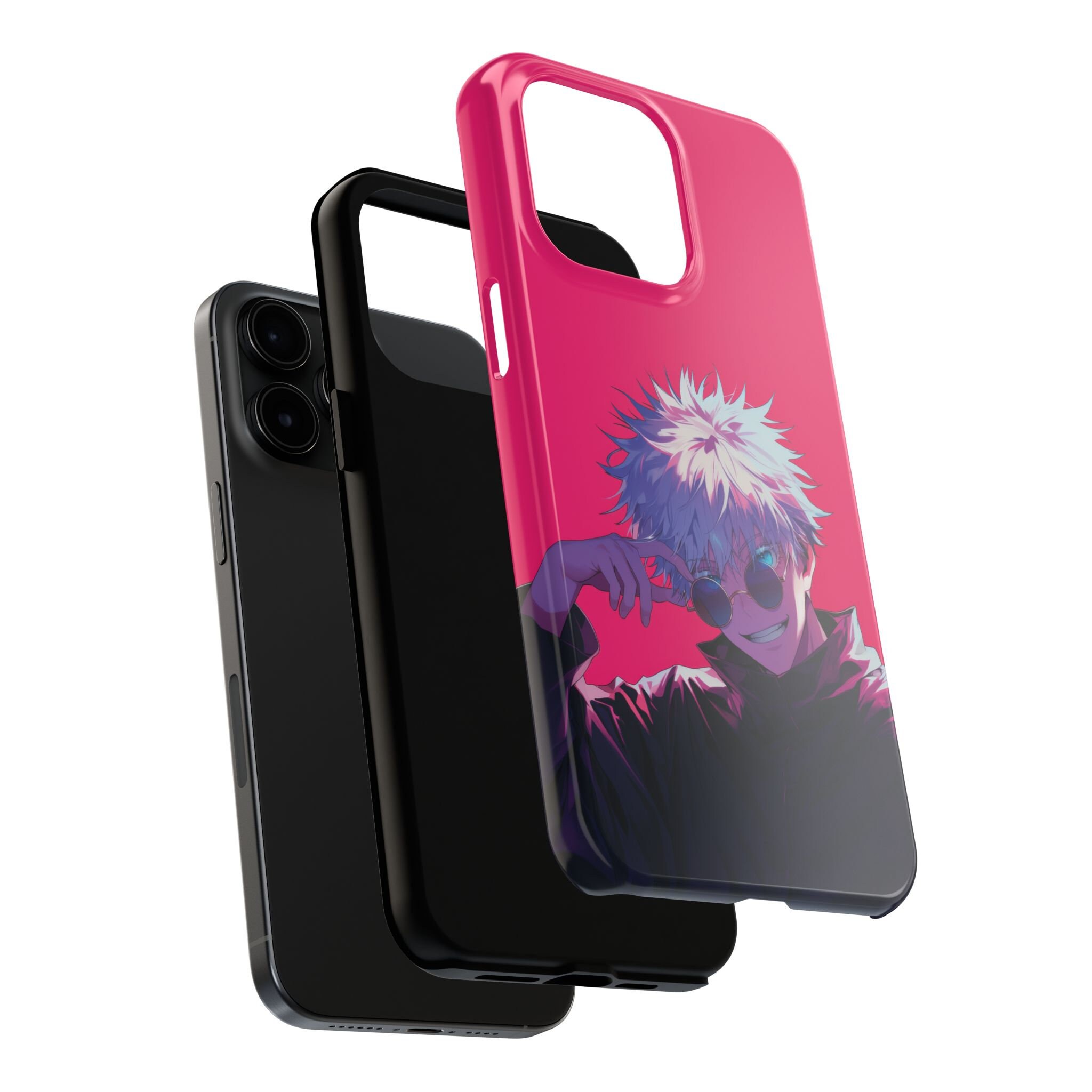 Anime Style Gojo iPhone Case - Cool Anime Character Art - Durable Phone Protector for Anime Fans - Image 8