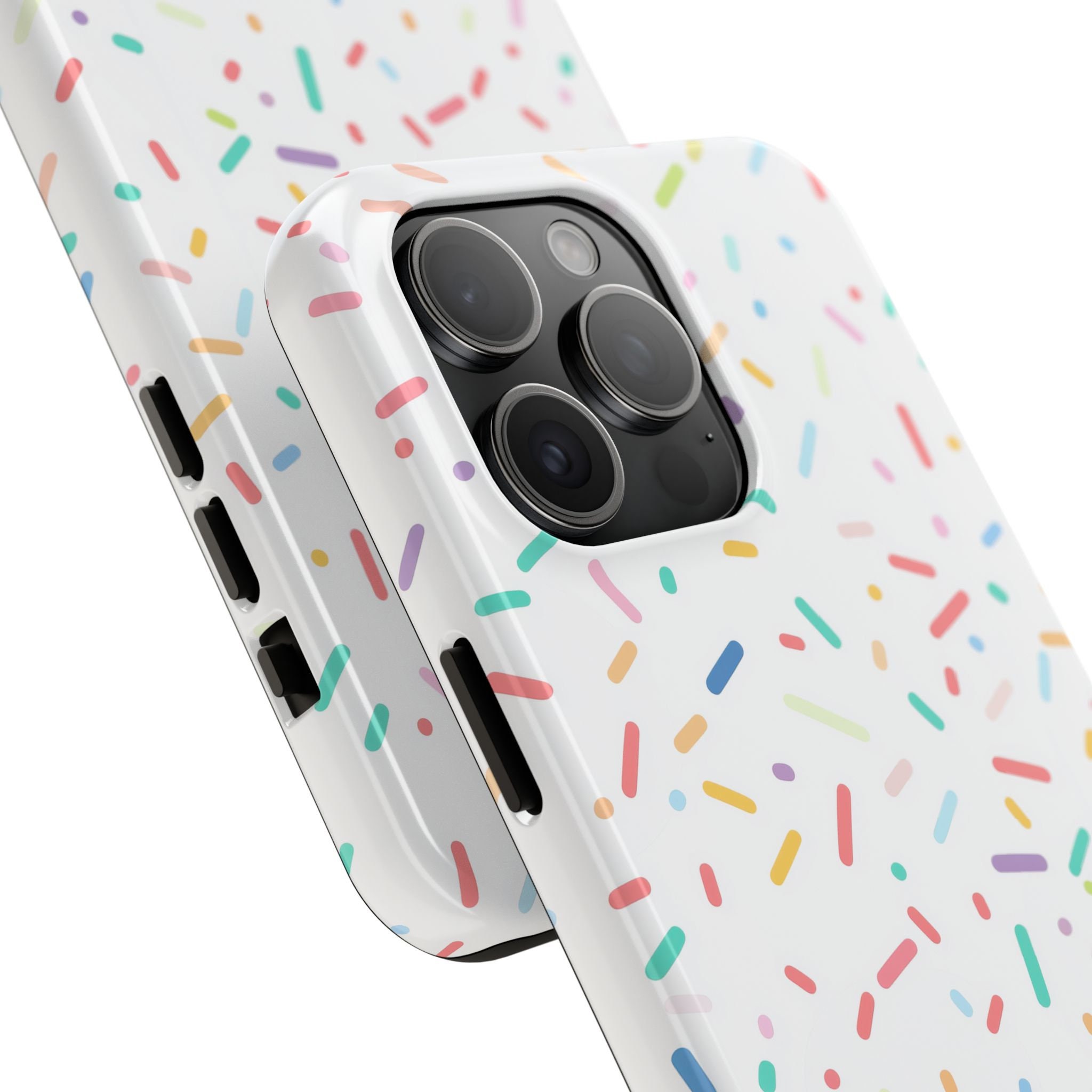 Sprinkles iPhone Case - Fun and Colorful Confetti Design - Perfect for Sweet Lovers - Image 5
