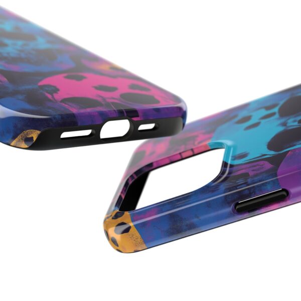 Vibrant Skulls iPhone Case - Colorful and Bold Skull Pattern - Perfect for Halloween and Style Lovers