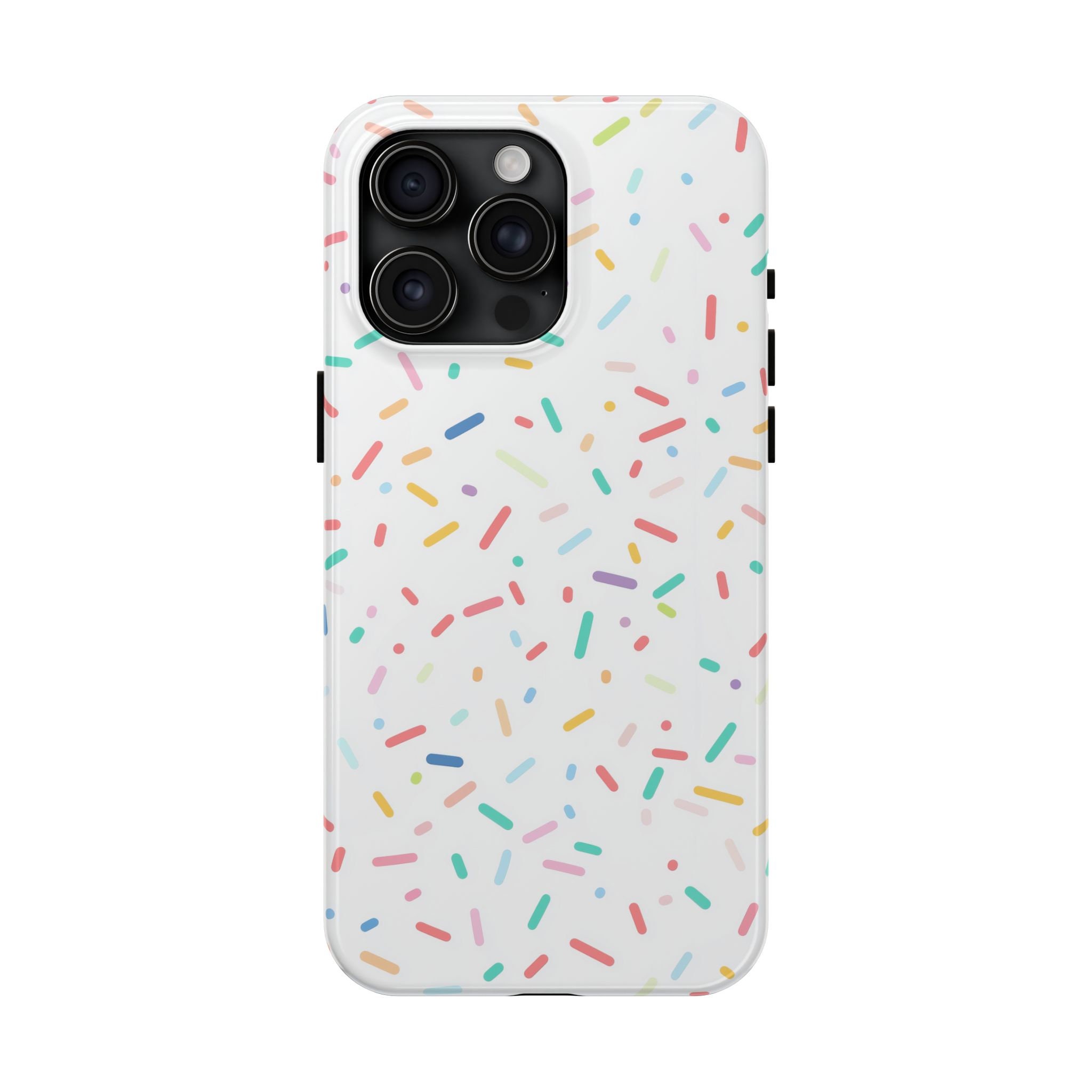 Sprinkles iPhone Case - Fun and Colorful Confetti Design - Perfect for Sweet Lovers - Image 4