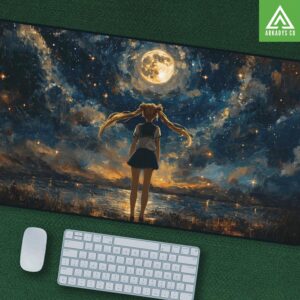 Sailor Moon Starry Night Mouse Pad - Anime Desk Mat