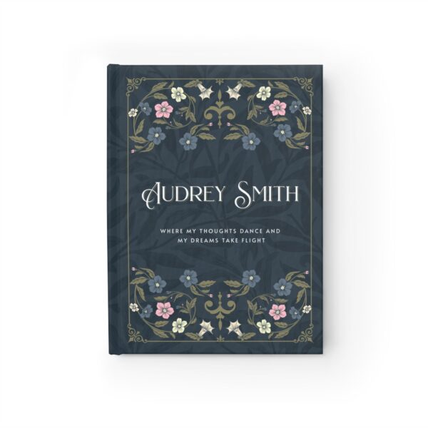 Custom Hardcover Journal - Personalized Diary with Name, Color Variants, Blank or Lined Pages, Perfect Gift for Writers and Students