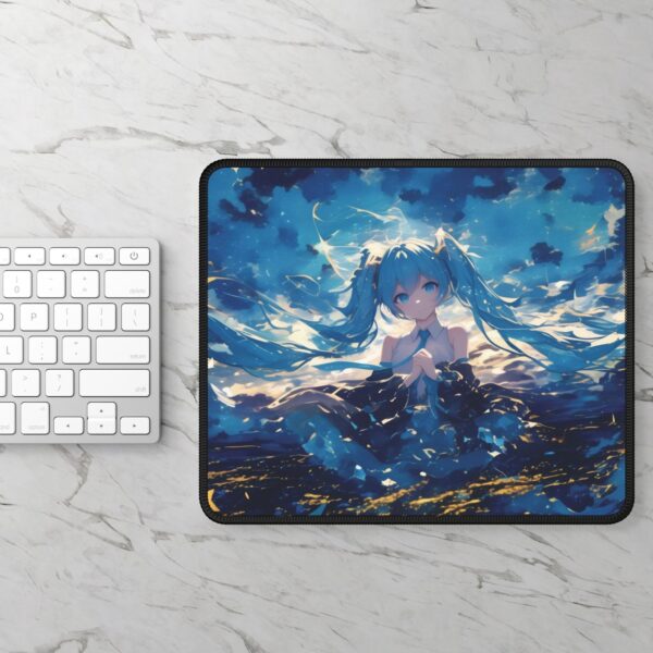 Hatsune Miku Starry Night Mouse Pad - Anime Desk Mat for Gaming & Office